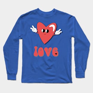 Love Heart Long Sleeve T-Shirt